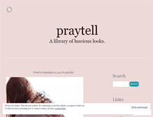 Tablet Screenshot of dopraytell.wordpress.com