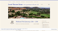 Desktop Screenshot of localtucsonscene.wordpress.com