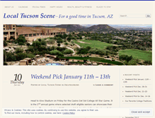 Tablet Screenshot of localtucsonscene.wordpress.com