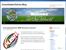 Tablet Screenshot of consolidateddairies.wordpress.com