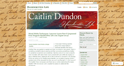 Desktop Screenshot of caitlindundon.wordpress.com