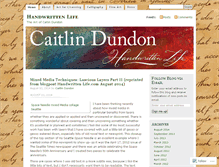 Tablet Screenshot of caitlindundon.wordpress.com