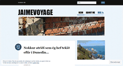 Desktop Screenshot of jaimevoyage.wordpress.com