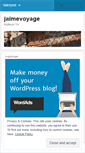Mobile Screenshot of jaimevoyage.wordpress.com