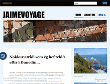 Tablet Screenshot of jaimevoyage.wordpress.com