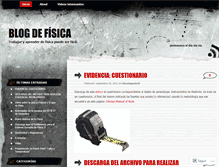 Tablet Screenshot of defisica.wordpress.com