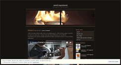 Desktop Screenshot of metalexperiment.wordpress.com