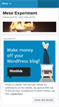 Mobile Screenshot of metalexperiment.wordpress.com