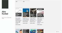 Desktop Screenshot of alexkorbel.wordpress.com
