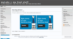 Desktop Screenshot of mylabs.wordpress.com