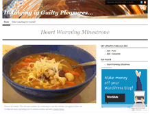 Tablet Screenshot of indulginginguiltypleasures.wordpress.com