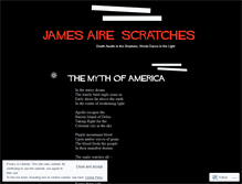 Tablet Screenshot of jamesaire.wordpress.com