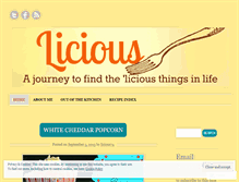 Tablet Screenshot of liciousfood.wordpress.com