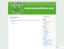 Tablet Screenshot of animalacademy.wordpress.com