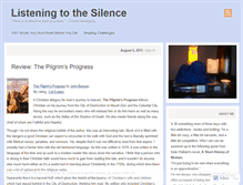 Tablet Screenshot of listeningtothesilence.wordpress.com