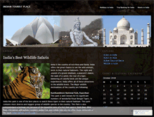 Tablet Screenshot of indiantouristplace.wordpress.com