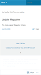Mobile Screenshot of laoupdate.wordpress.com