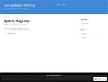 Tablet Screenshot of laoupdate.wordpress.com