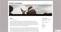 Desktop Screenshot of creativelanguages.wordpress.com
