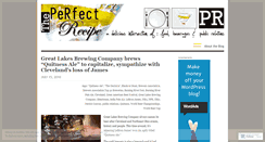 Desktop Screenshot of perfectrecipe.wordpress.com