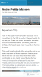 Mobile Screenshot of notrepetitemaison.wordpress.com