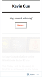 Mobile Screenshot of kevingue.wordpress.com