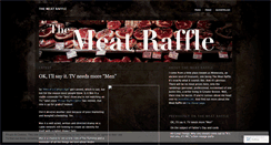 Desktop Screenshot of meatraffle.wordpress.com