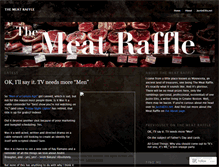 Tablet Screenshot of meatraffle.wordpress.com