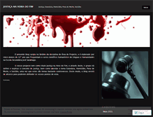 Tablet Screenshot of justicanahoradofim.wordpress.com