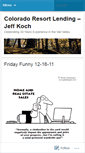Mobile Screenshot of coloradoresortlending.wordpress.com