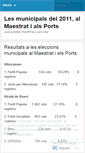 Mobile Screenshot of municipals2011maestratports.wordpress.com