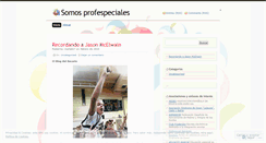 Desktop Screenshot of profespecial.wordpress.com