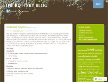 Tablet Screenshot of butteryblog.wordpress.com