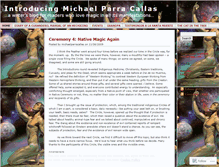 Tablet Screenshot of michaelparracallas.wordpress.com