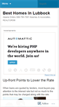 Mobile Screenshot of besthomesinlubbock.wordpress.com