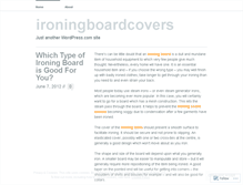 Tablet Screenshot of ironingboardcovers.wordpress.com