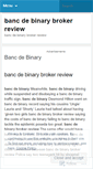 Mobile Screenshot of money.bancdebinarybrokerreview.wordpress.com