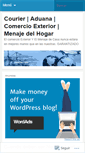 Mobile Screenshot of comerciointernacional7.wordpress.com