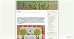 Desktop Screenshot of kleiosbelly.wordpress.com