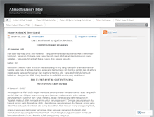 Tablet Screenshot of ahmadfauzani.wordpress.com