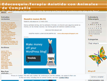 Tablet Screenshot of educaequis.wordpress.com