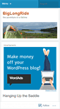 Mobile Screenshot of biglongride.wordpress.com