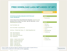 Tablet Screenshot of downloadmp3az.wordpress.com