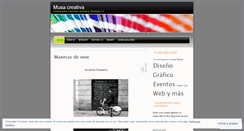Desktop Screenshot of musacreativa.wordpress.com