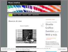 Tablet Screenshot of musacreativa.wordpress.com