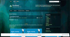 Desktop Screenshot of fireshare.wordpress.com