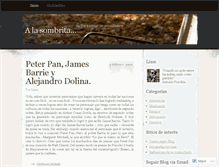 Tablet Screenshot of alasombrita.wordpress.com