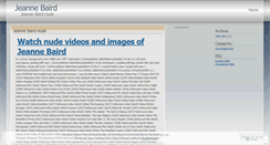 Desktop Screenshot of jeannebaird.wordpress.com