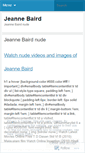 Mobile Screenshot of jeannebaird.wordpress.com