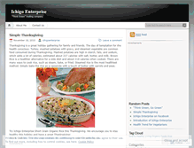 Tablet Screenshot of ichigoenterprise.wordpress.com